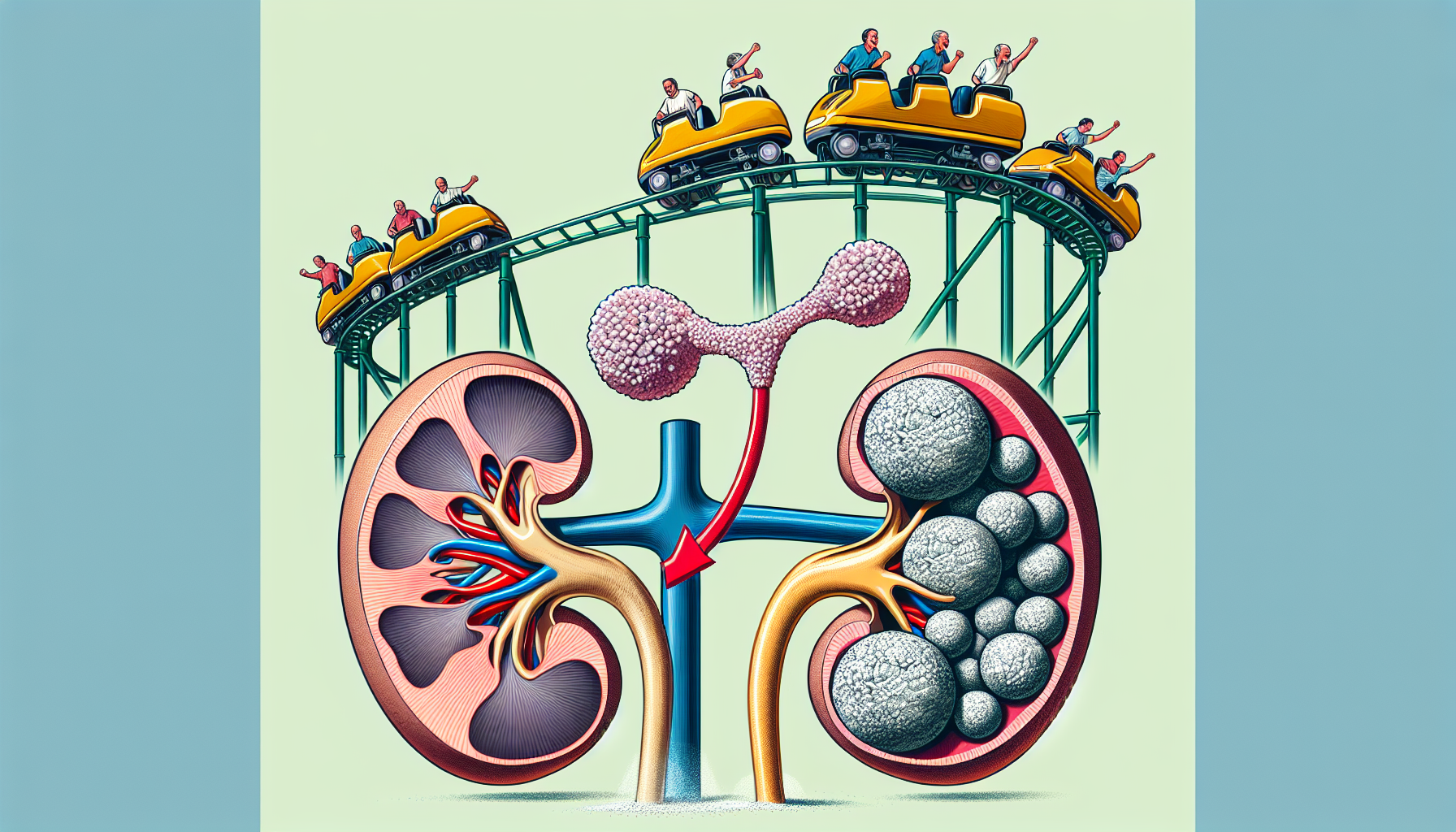Roller Coaster and Kidney Stones: A Painful Journey